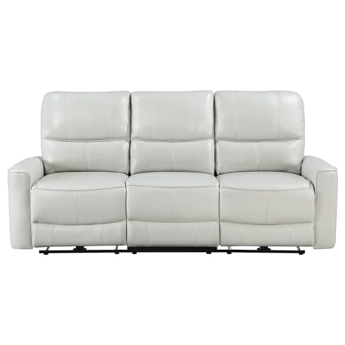 Coaster Home Furnishings Greenfield Upholstered Power Reclining Sofa Ivory