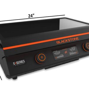 22 Inch Blackstone Electric Griddle Nonstick with Lid, 8001 E-Series Tabletop Large Griddle with Blackstone Griddle Accessories For Indoor and Outdoor Use and Blackstone Griddle Gloves Included