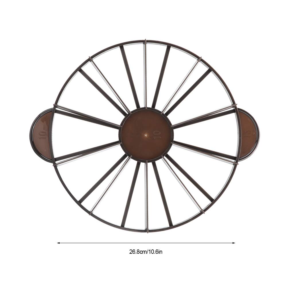 Round Cake Slice & Pie Slicer Marker, Cake Cutter Cake Divider, Cheesecake Cutter, Double Sided Cake Portion Marker, 10 or 12 Slices-Works for Cakes Up To 10-Inches Diameter