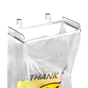 YQh Trash Bag Holder,Trash Bag Holder Rack Kitchen Trash Can Small Trash Container for Kitchen Cabinet Door and Cabinet Under Sink Bag Holder (1)