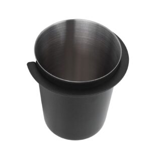 Dosing Cup, 58mm Stainless Steel Coffee Dosing Cup Coffee Machine Handle Dosing Tool Accessory Powder Receiving Cup Espresso Coffee Accessrioes for Coffee Machine Home Coffee