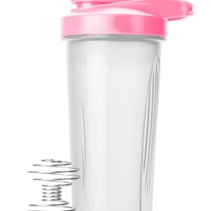 Mr. Pen- Shaker Bottles for Protein Mixes with Twist Cap, 28 oz, Pink Protein Shaker Bottle with Wire Whisk Ball, Mixer Bottle, Protein Shake Bottles, Protein Bottle, Protein Shake Bottle