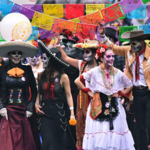 YADECOMA 6 Packs 108 Ft Fiesta Party Decorations Mexican Party Banners Papel Picado Banners Cinco De Mayo Decorations Dia De Los Muertos Decor Mexico Halloween Banner Birthday Party Decorations