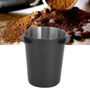 Dosing Cup, 58mm Stainless Steel Coffee Dosing Cup Coffee Machine Handle Dosing Tool Accessory Powder Receiving Cup Espresso Coffee Accessrioes for Coffee Machine Home Coffee