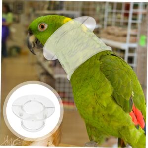 CIYODO Neck Collar Recovery Cones for Chickens Cats Bird Recovery Neck Wear Parrot -bite Collar Pet Parrot Bite Collar Bird Scratch Collar Rodent Cone Bird Supplies Pluck Hair