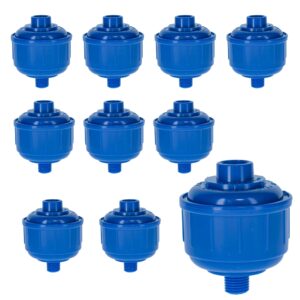 master elite pack of 10 disposable mini air water trap filters with standard 1/4" threads - effectively removes moisture before it reaches spray guns and air tools