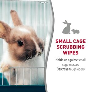 Nature's Miracle Small Animal Cage Scrubbing Wipes 30Ct