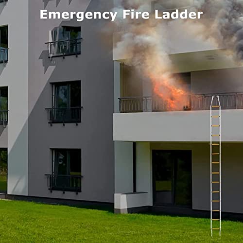 Fire Escape Ladder,Emergency Fireproof Rescue Ladder,Climbing Rope Ladders Fire Escape 2-8 Story Homes,for Emergencies,Multifunctional Ladder/40M