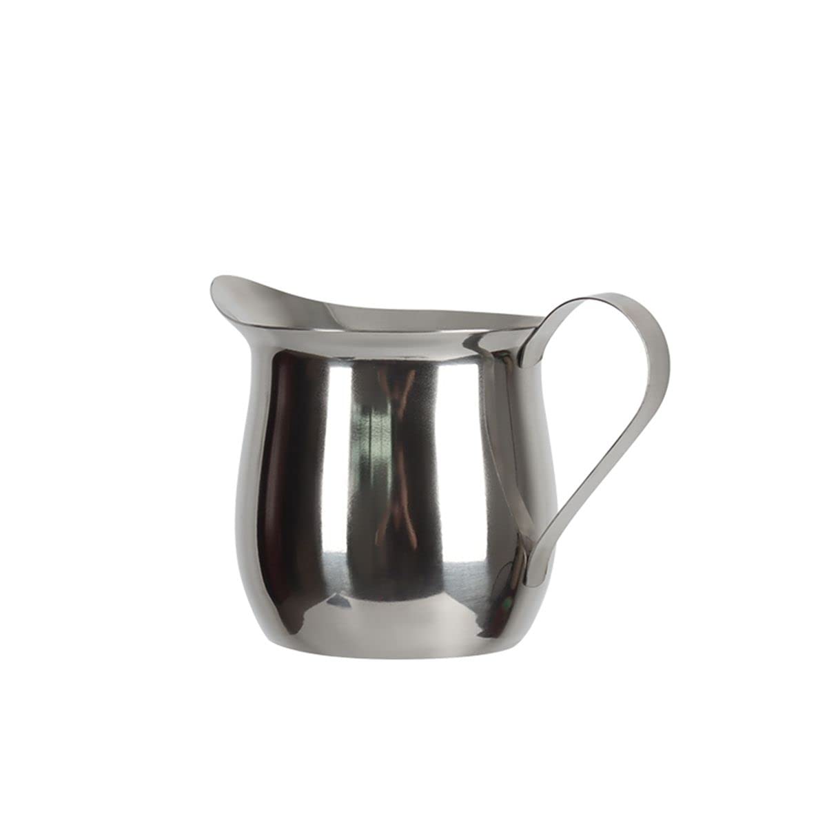 generic 2/3/5/8oz Milk Frothing Pitcher,Stainless Steel Jug Milk Frother Cup Coffee Milk Pouring Jug Espresso Cup for Milk Coffee Cappuccino Latte Art(240ml 8oz)