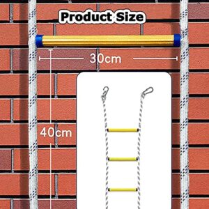 Fire Escape Ladder,Emergency Fireproof Rescue Ladder,Climbing Rope Ladders Fire Escape 2-8 Story Homes,for Emergencies,Multifunctional Ladder/40M