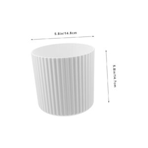 Ciieeo Kitchen Trash Can Garbage Can Trash Can for Car Table Waste Bin Garbage Container Living Room Trash Can Reusable Bathroom Trash Can Mini White Household Plastic Trash Basket