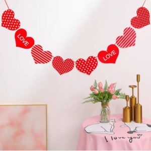 I LOVE YOU Banner for Valentine's Day Proposal Birthday Courtship Engagement Wedding Anniversary Bridal Party Decorations