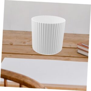 Ciieeo Kitchen Trash Can Garbage Can Trash Can for Car Table Waste Bin Garbage Container Living Room Trash Can Reusable Bathroom Trash Can Mini White Household Plastic Trash Basket