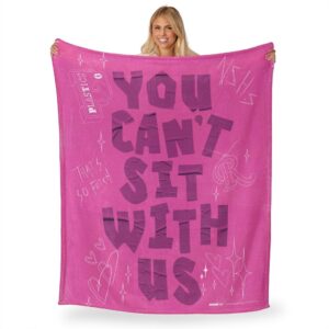 Northwest Mean Girls Silk Touch Throw Blanket, 50" x 60", Can't Sit with Us