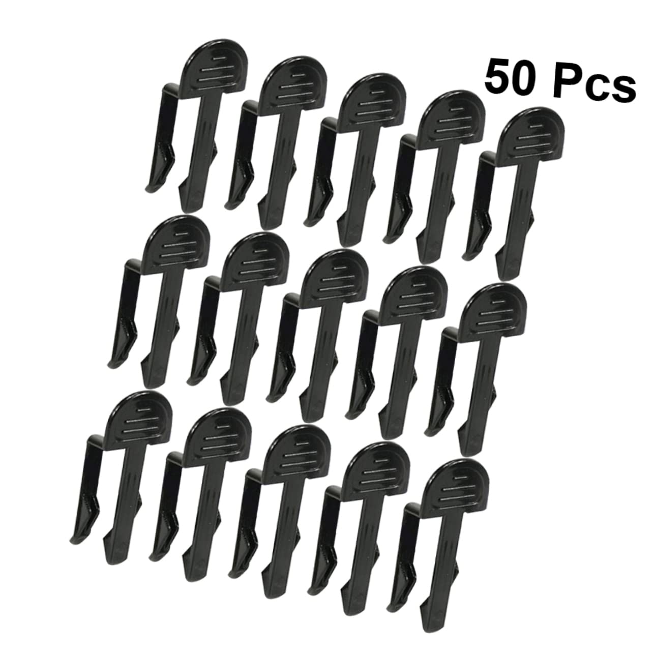 Garneck 50pcs Trash Can Clip Trashcan Garbage Bag Clamp Trash Can Stabilizer Snack Sealing Clip Waste Bins Clips Trash Can Clamp Food Storage Bag Clip Garbage Bag Clips Heavy Holder