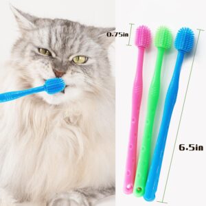 PenVinoo Dog Toothbrush Cat Toothbrush Dog Soft Toothbrush Finger Toothbrush pet Toothbrush Small to Large Dogs & Large Cats