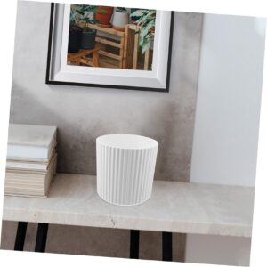 Ciieeo Kitchen Trash Can Garbage Can Trash Can for Car Table Waste Bin Garbage Container Living Room Trash Can Reusable Bathroom Trash Can Mini White Household Plastic Trash Basket