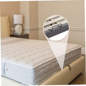 Ciieeo 2pcs Mattress Anti-Slip Baffle Iron Mattress Fasteners Anti-Slip Mattress Gripper for Bed Frame Heated Mattress Pad Sleep Number Bed Mattress Nonslip Keeper Lift to Sleep Miss