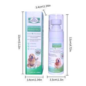 Petstoral Pet Potty Training Spray for Dogs & Cats - Puppy Essentials, Dog Training & Behavior Aids. My Pet Peed - Prevent Your Pet from Soiling The Carpet - 1.69 Oz