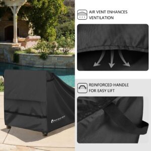 ULTCOVER Smart Selection Chaise Lounge Cover 2 Pack Waterproof & UV Protectionfor Outdoor Pool Lounge Chair up to 66L x 24W inches