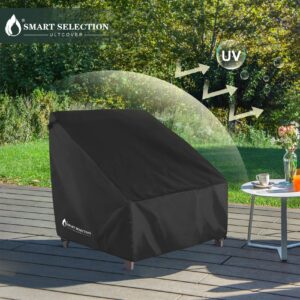 ULTCOVER Smart Selection Patio Chair Cover 2 Pack Waterproof & UV Protection Outdoor Furniture Adirondack Deep Seat Chair Cover 35W x 38D inches