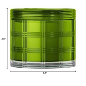 HomeWorx by Slatkin + Co. 4-Wick Golden Bamboo Luxe Candle with Gift Box, Notes of Fresh Bamboo, Pink Jasmine Petals, Bergamot Leaves and Green Woods, 30-55 Hour Burn Time