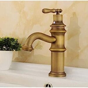 Kitchen Taps Kitchen Tap Kitchen Tap Newly Faucet Copper Faucets Bath Bathroom Sink Basin Faucet Brass Single Ceramic Handle Single Hole Deck Basin Tap, Bathroom Faucet