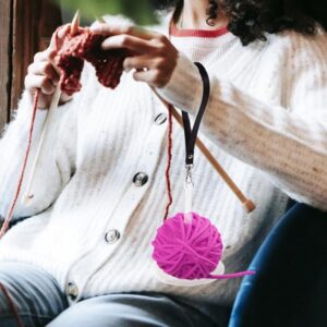 OLurkthu Portable Wrist Yarn Holder for Knitting Crochet Frame Prevent Yarn Tangling Presents for Lovers Easy to Use