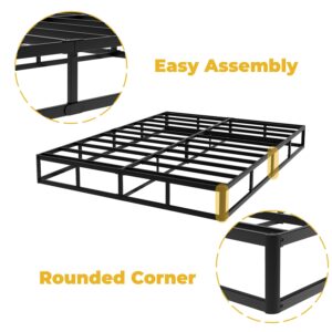 YORMDMO 9 Inch Queen Box Spring, High Profile Queen Size Box Spring Only, Sturdy Metal Frame Mattress Foundtion, Easy Assembly, Noise-Free