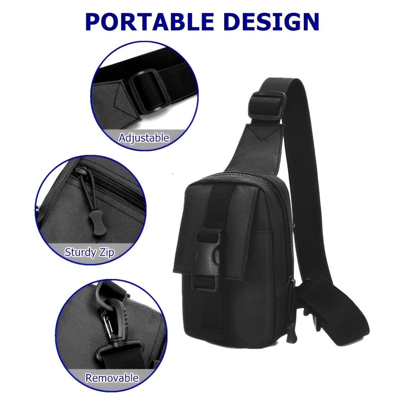 Universal Scanner Holster, Carrying Case Pouch Compatible with Zebra TC77 TC70 TC75x TC75 TC53 TC58 TC21 TC26 Most Handheld Barcode Scanner, Fit for Express Warehouse