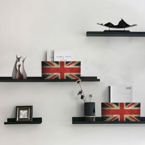 Shelf Basket Storage Toy Baskets Lovely British Flag Union Jack Foldable Storage Box for Cosmetic Organizing Decorative Baskets for Shelves,Office,Table,Home