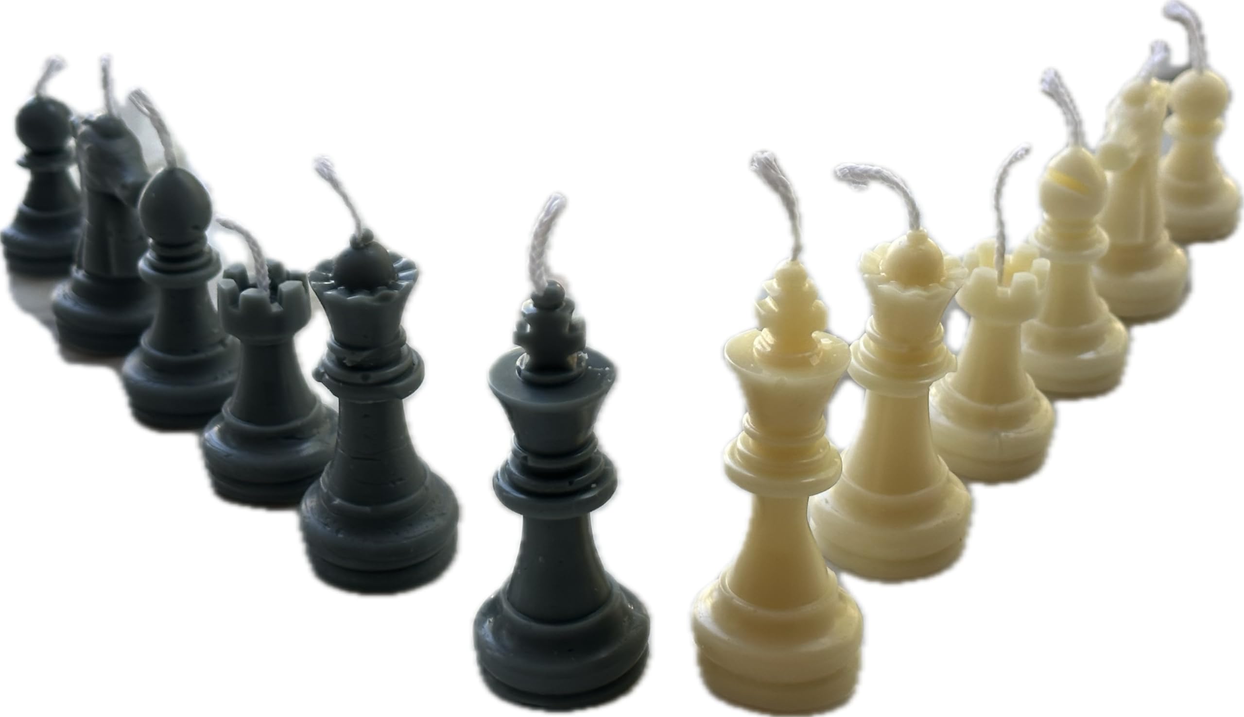 12 pcs Chess Candles, Natural Soy wax/Beeswax, Decorative candle, Can be used as Birthday Candle, Perfect gift for various occasions