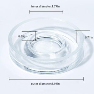 Moonetto Conway Borosilicate Glass Diffusion Dishes Acid-Alkali Resistant Glass Petri Dish Soil Determination Analysis