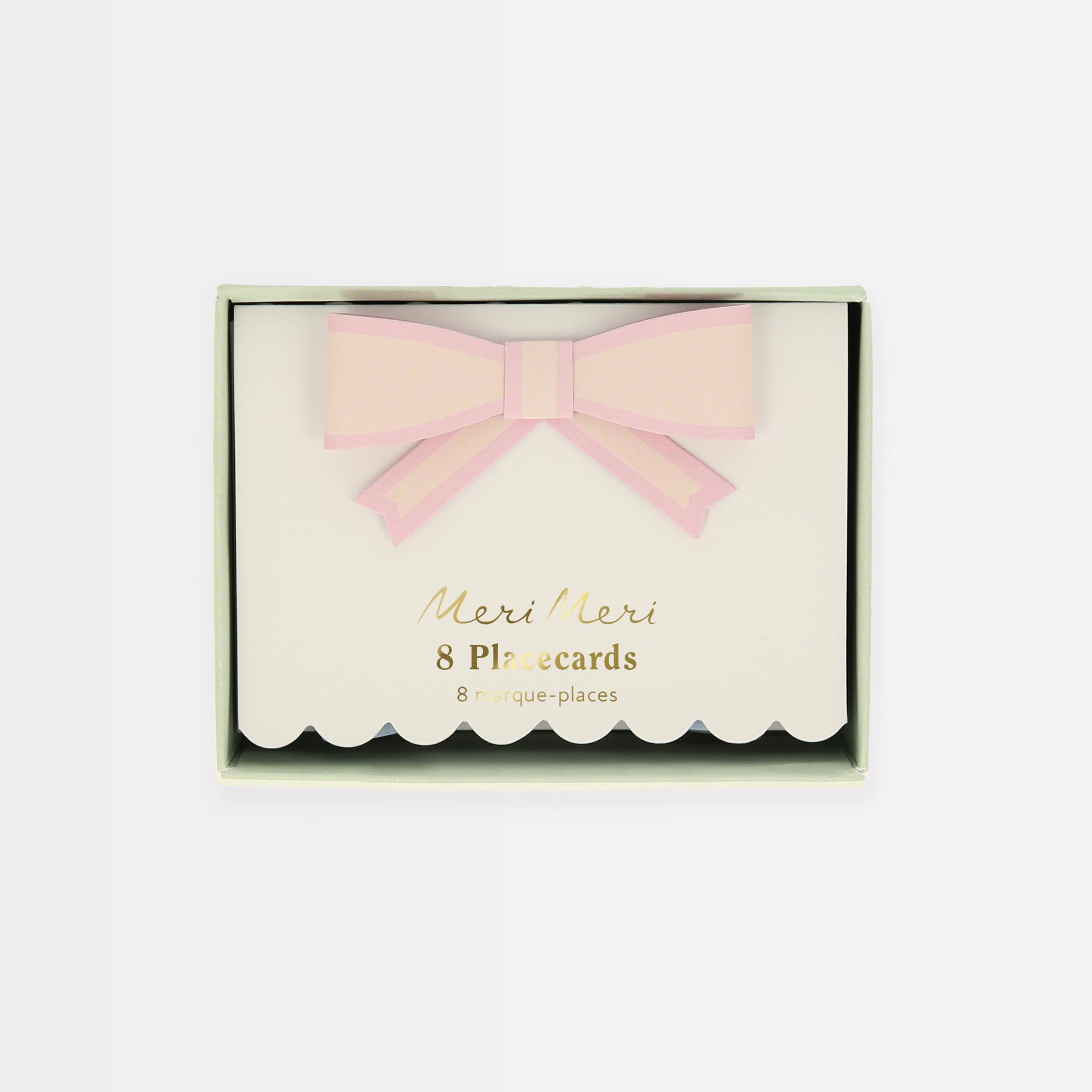 Meri Meri Pastel Bow Place Cards (Pack of 8)