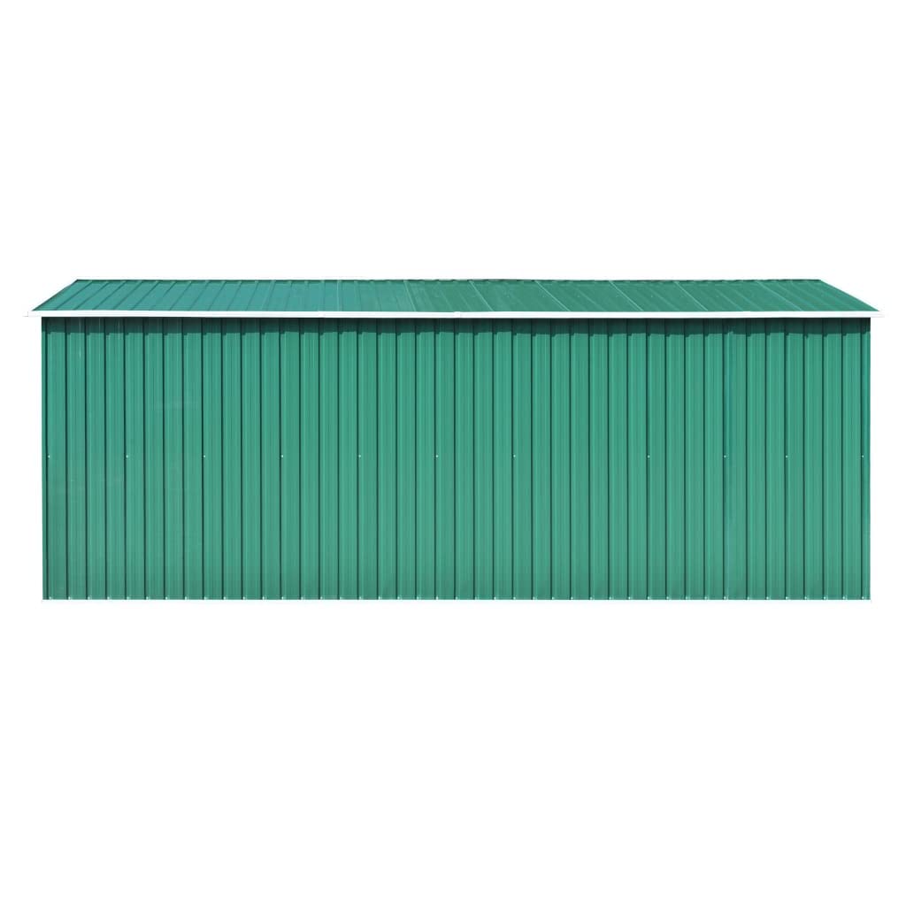 Outdoor Storage,Small Metal Shed,Tool Storage,for Garden,Backyard,Patio,Deck,Garden Shed 101.2" x 192.5" x 71.3" Metal Green