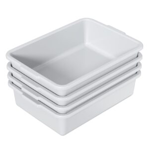 lasbily 13 l commercial bus box/utility box, dish wash basin tub, 4 packs