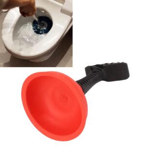 Gigicial Sink Plunger Sink and Drain Plunger Powerful Plunger Unclogging Tool for Kitchen Sink, Shower, Bathroom Drains, Bath(red)