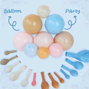 GDSTARS Dusty Baby Blue Balloon Arch Garland Kit 149Pcs Baby Blue Sand Dusty Balloons for Men Boy Baby Shower Bridal Shower Birthday Party Decorations