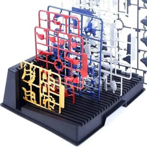 hoilueyo diy model shelf stand, plastic parts shelf, placing rack,model shelf,placing rack,suitable for many types making accessories of action figures