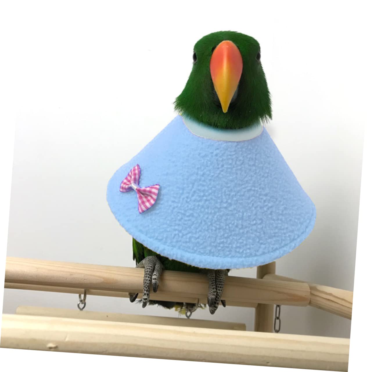 DOITOOL 4 Pcs Parrot Collar Lovebird Cone Collar Pet Recovery Collar Bird Collar Parrot Elizabethan Collars Parrot Recovery Collar Pet Costume Collar Pluma Neck Collar Polar Fleece