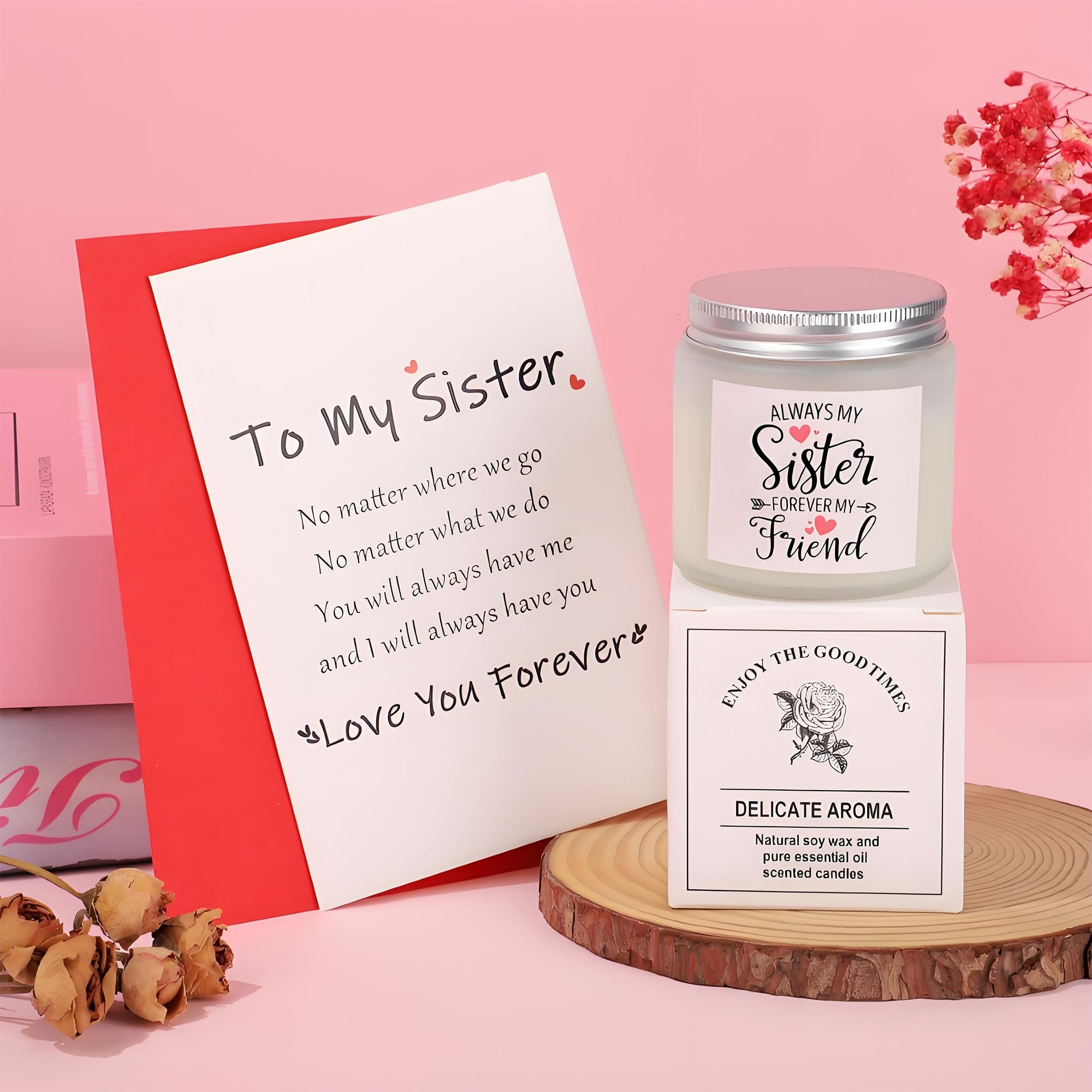 Sister Gifts Ideas, Birthday Gifts for Sister from Sisters, Sister Christmas Unique Gifts, Mothers Day Christmas Ideas Gifts for Sister from Sister, Best Sister Ever Gift Basket