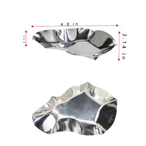 25 Pcs Grillable Oyster Shells, 304 Stainless Steel Oyster Grilling Shells for Cooking and Baking