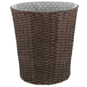 vosarea wicker trash can rattan waste basket garbage cans waste paper bin laundry basket wastebasket garbage bin rubbish basket sundries basket for bathroom coffee