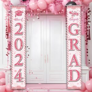 graduation decorations 2024 graduation banners porch door signs graduation party decorations 2024 graduation decorations class of 2024