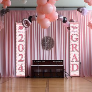 Graduation Decorations 2024 Graduation Banners Porch Door Signs Graduation Party Decorations 2024 Graduation Decorations Class of 2024