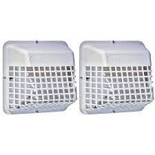 generic bird guard (white) vent cover 2-pack