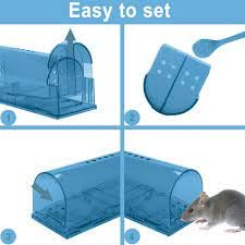 Generic PestSimple Humane Mouse Trap. Catch and Release. No Kill. 2 Pack, Blue/Brown