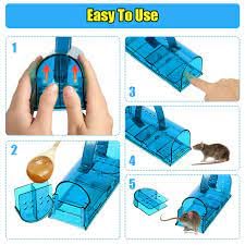 Generic PestSimple Humane Mouse Trap. Catch and Release. No Kill. 2 Pack, Blue/Brown