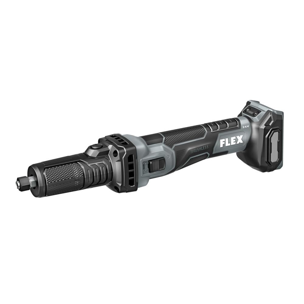 FLEX 24V Brushless Cordless 1/4-Inch 28,000 RPM Adjustable Speed Die Grinder Tool Only, Battery and Charger Not Included - FX3211-Z