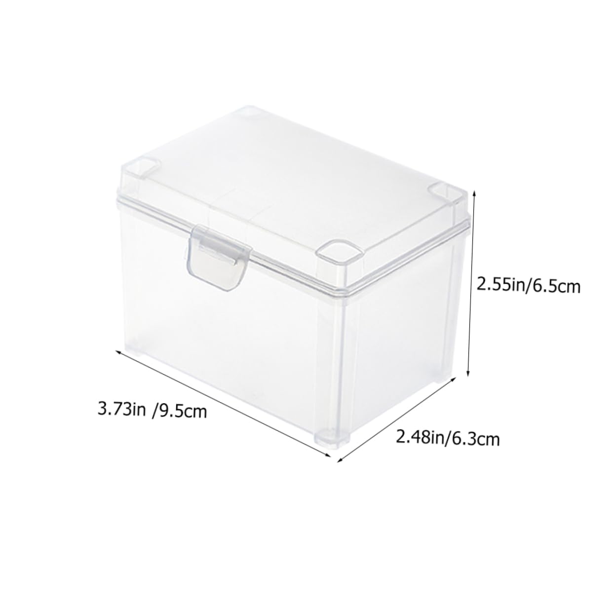 Operitacx 2pcs Cards Mini Boxes Tarot Card Case Small Storage Boxes for Organizing Card Holders Bead Container Card Cases Parts Storage Flash Card Photo Office Plastic